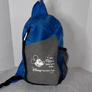 Disney Vacation Club Blue and Gray Backpack 15x9”approx NWOT
